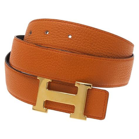 hermes black and orange belt|Hermes orange belt buckle.